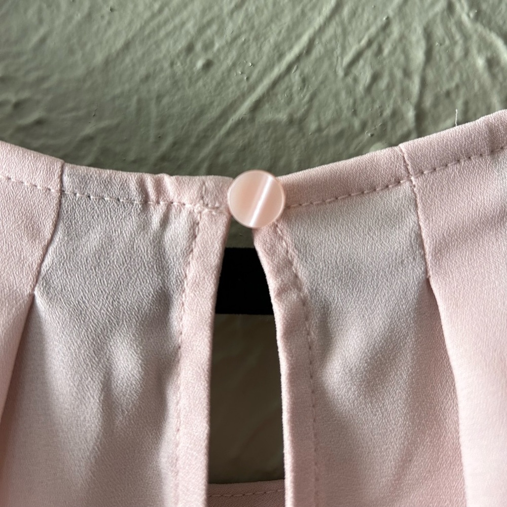 Worthington Top Blouse , Soft Pink, Size S - Picture 4 of 8